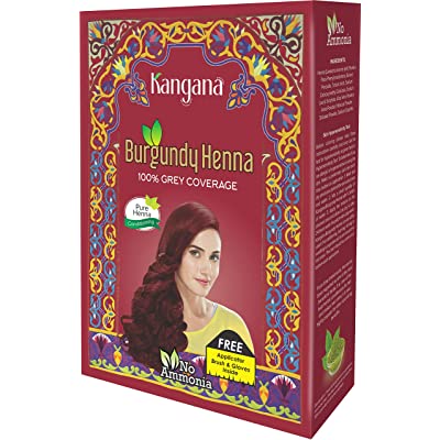 Kangana Heena Hair Colour 100% Grey Coverage 50gm - Singh Cart