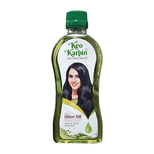 Keo Karpin Non Sticky Hair Oil With Olive Oil & Natural Vitamin E 300ml (10.14oz) - Singh Cart