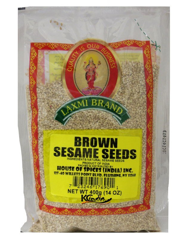 Laxmi Brown Sesame Seeds - 400 Gm (14 Oz) - Singh Cart