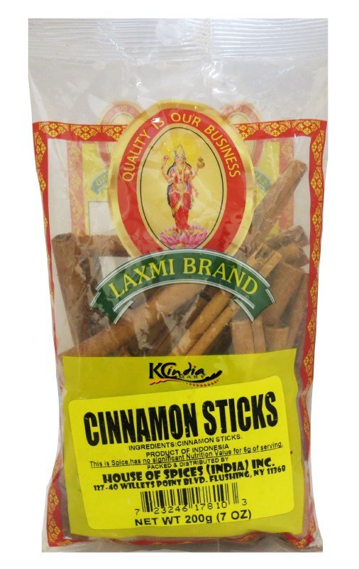 Laxmi Cinnamon Stick Round - 200 Gm (7 Oz) - Singh Cart