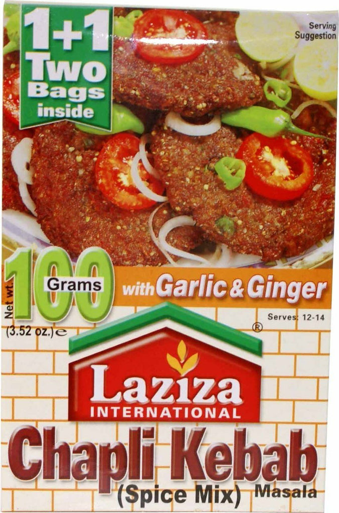 Laziza Chapli Kebab Masala with Garlic & Ginger Spice Mix - Singh Cart