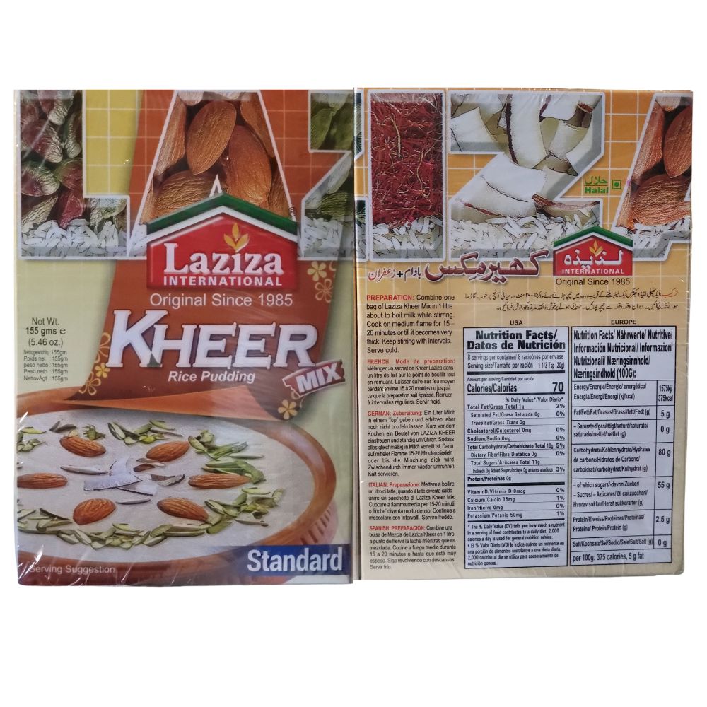Laziza Kheer Mix Standard 155g (5.46oz) - Singh Cart