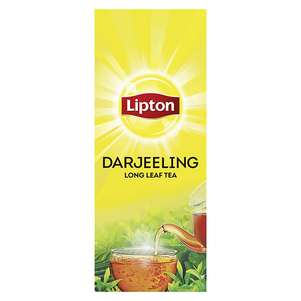 Lipton Darjeeling Pure Long Leaf Black Tea 500 Grams - Singh Cart