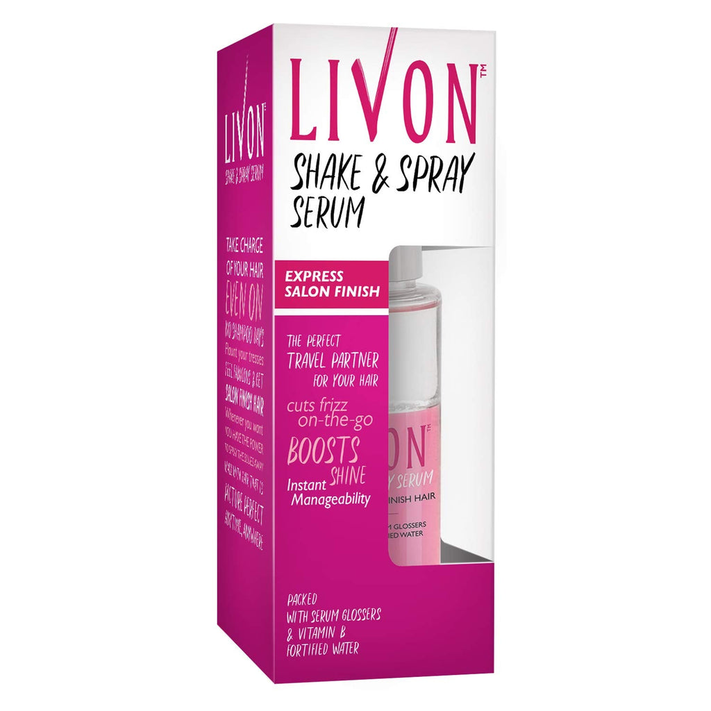 Livon Shake & Spray Serum Cuts Frizz On The Go 100ml (3.38 oz) - Singh Cart