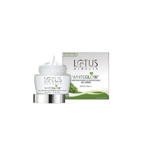 Lotus Herbals WHITEGLOW Skin Whitening & Brightning Gel Creme SPF 25 PA+++ 40g (1.41oz) - Singh Cart