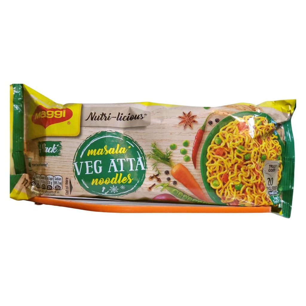 Maggi Masala Veg Atta Noodles 292gm - Singh Cart