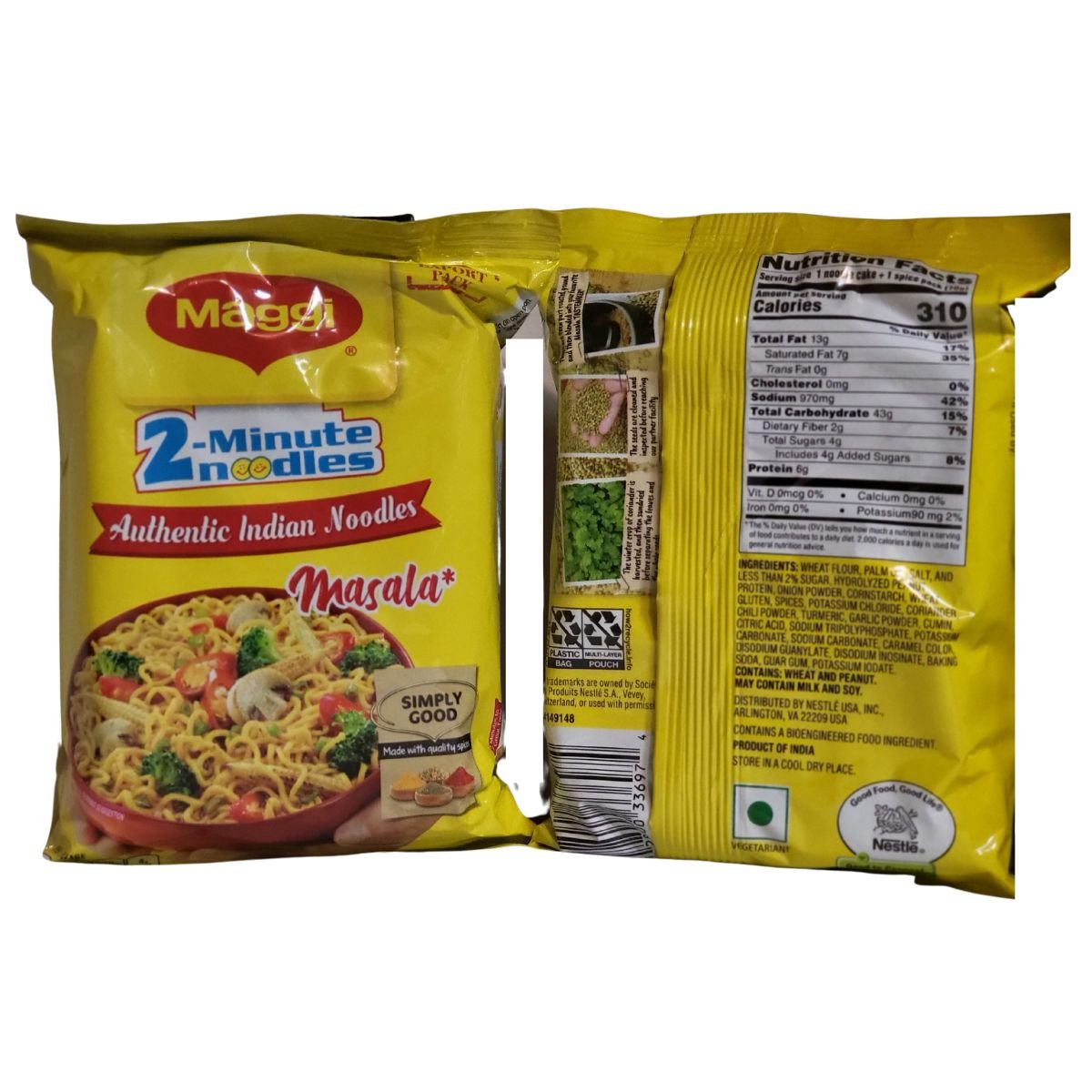 Maggi Noodles 2-minutes Masala Noodles 70g – Singh Cart