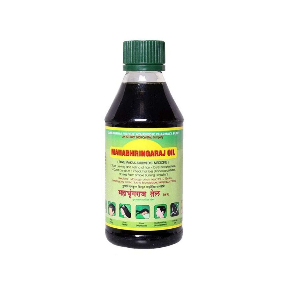 Mahabhringaraj Oil Ayurvedic Medicine Stops Greying & Hair Falling 500ml (16.9oz) - Singh Cart