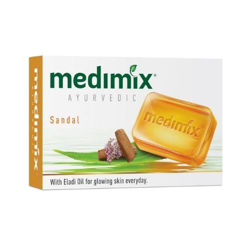 Medimix Ayurvedic Bath Soap With Sandal & Eladi Oils 125g (Pack of 3) - Singh Cart