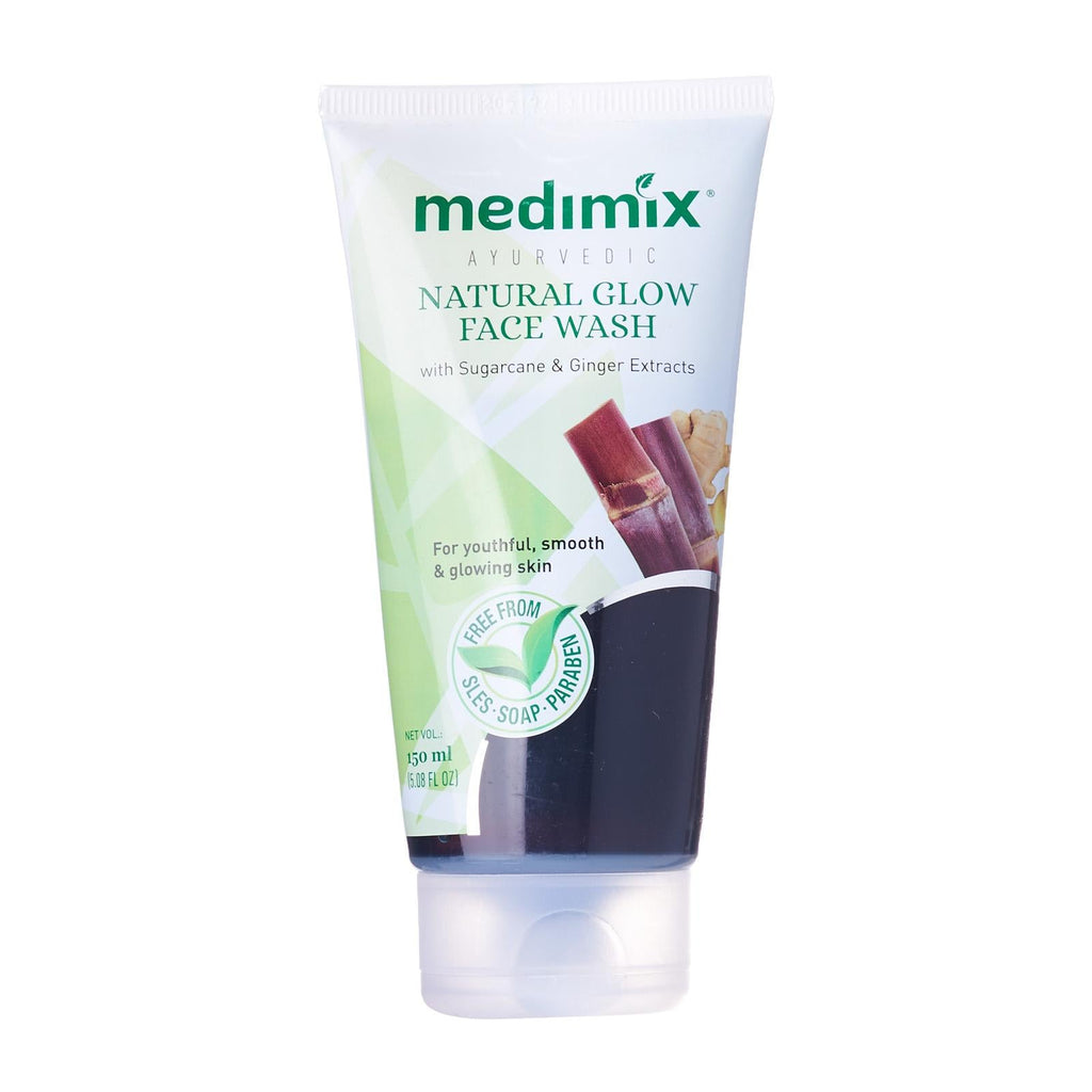 Medimix Natural Glow Face wash With Sugarcane & Ginger 150 ml - Singh Cart