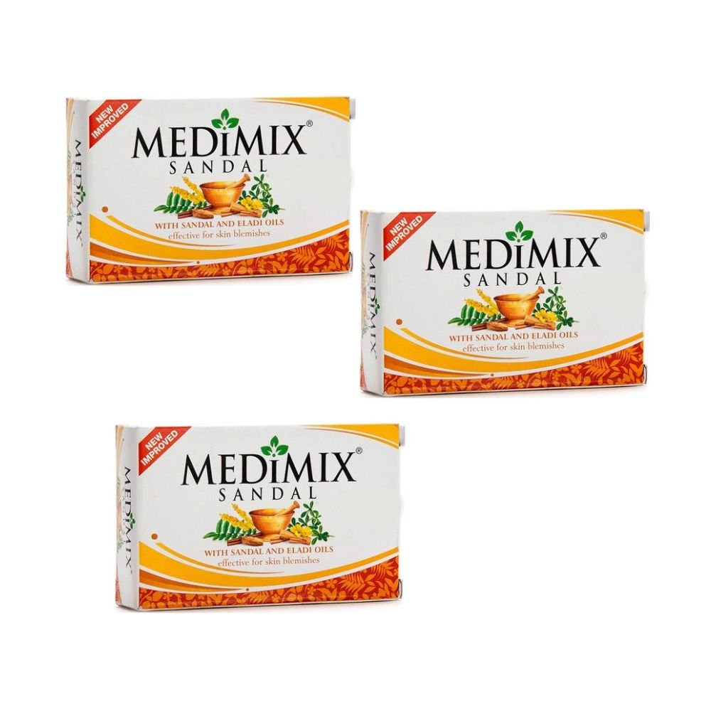 Medimix Sandal Bath Soap With Sandal And Eladi Oils 125g - Singh Cart