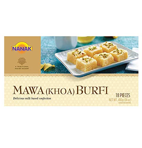 Nanak Mawa Burfi 400 g (14 oz) - Singh Cart