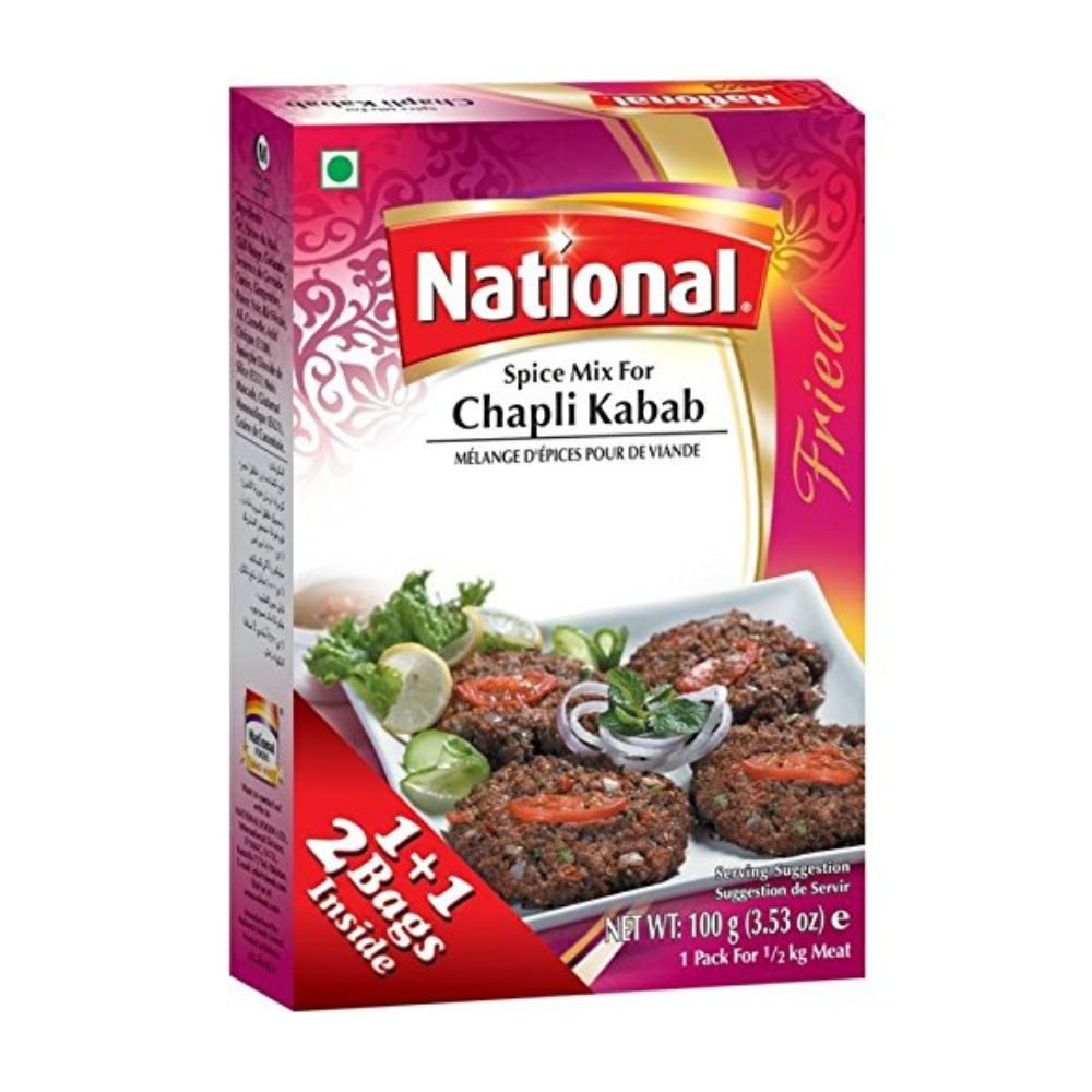 National Chapli Kabab Recipe mix 100g - Singh Cart