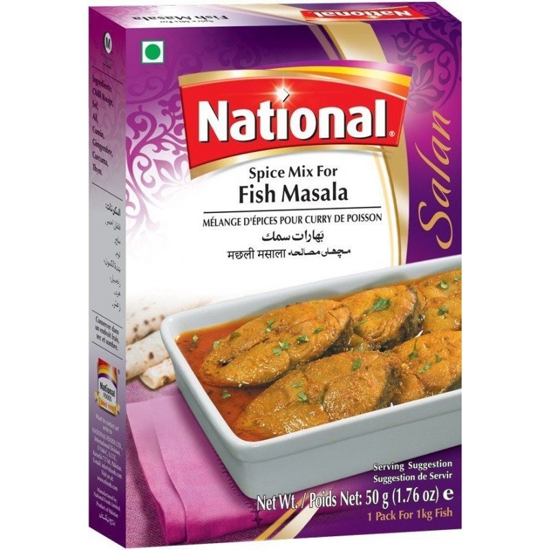 National Spice Mix For Fish Masala 50g - Singh Cart