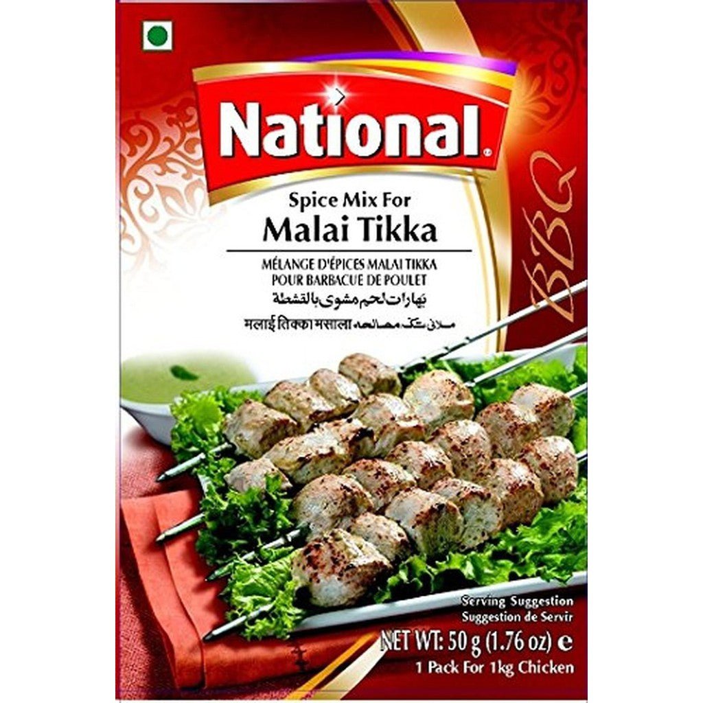 National Spice Mix For Malai Tikka 50g/100g - Singh Cart