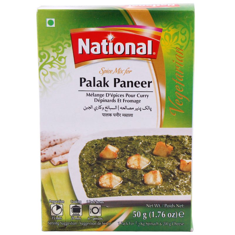 National Spice Mix For Palak Paneer 50g - Singh Cart