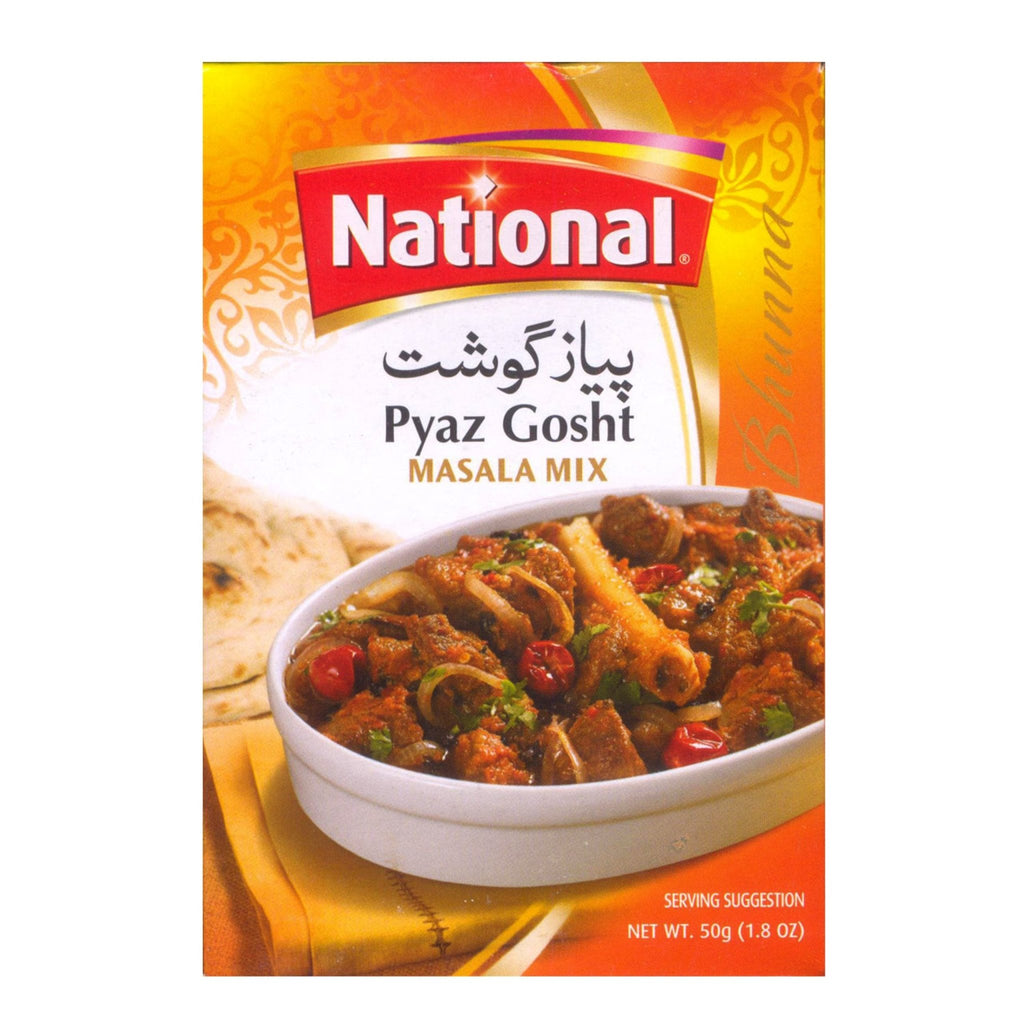 National Spice Mix For Pyaz Gosht 50g/100g - Singh Cart