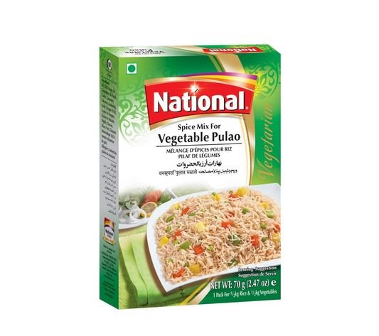National Spice Mix For Vegetable Paulao 70g - Singh Cart