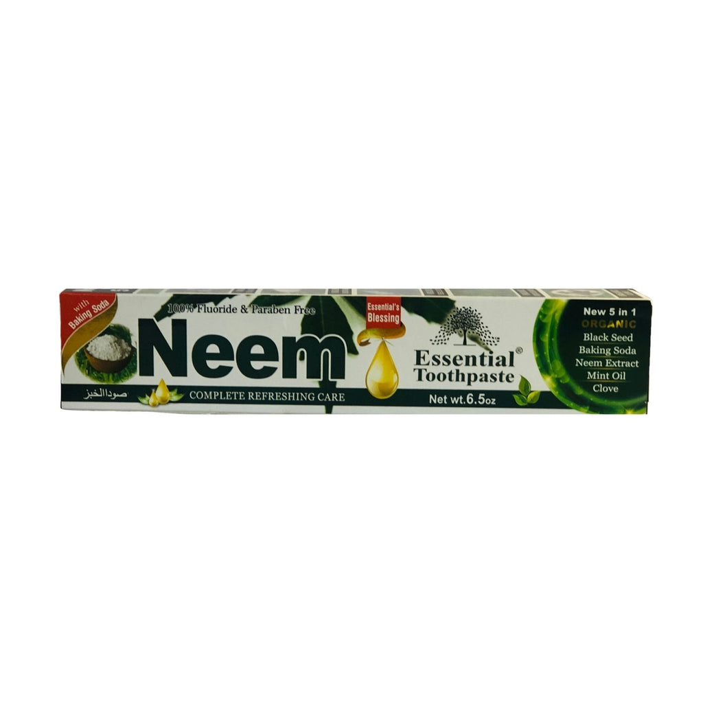 Neem Essential Toothpaste 100% Fluoride Free 200 g (Pack of 3) - Singh Cart