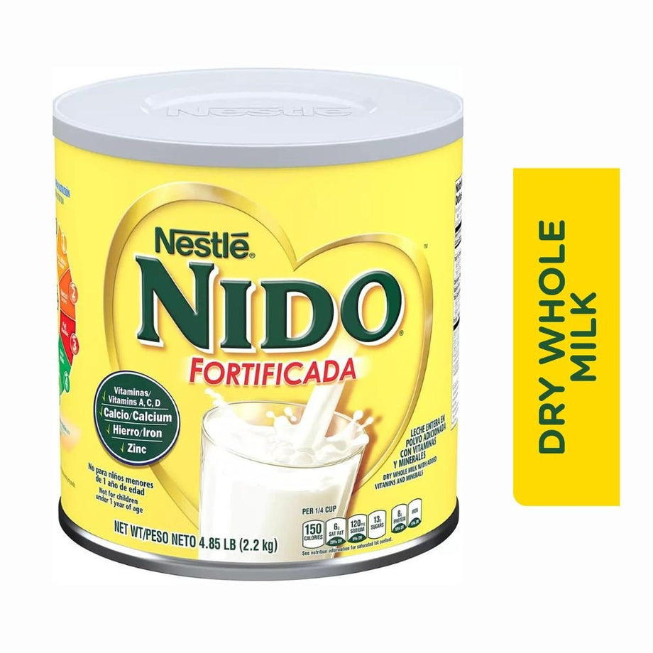 Nestle Nido Fortificada Powdered Drink Mix, Dry Whole Milk Powder, 56.4 oz  