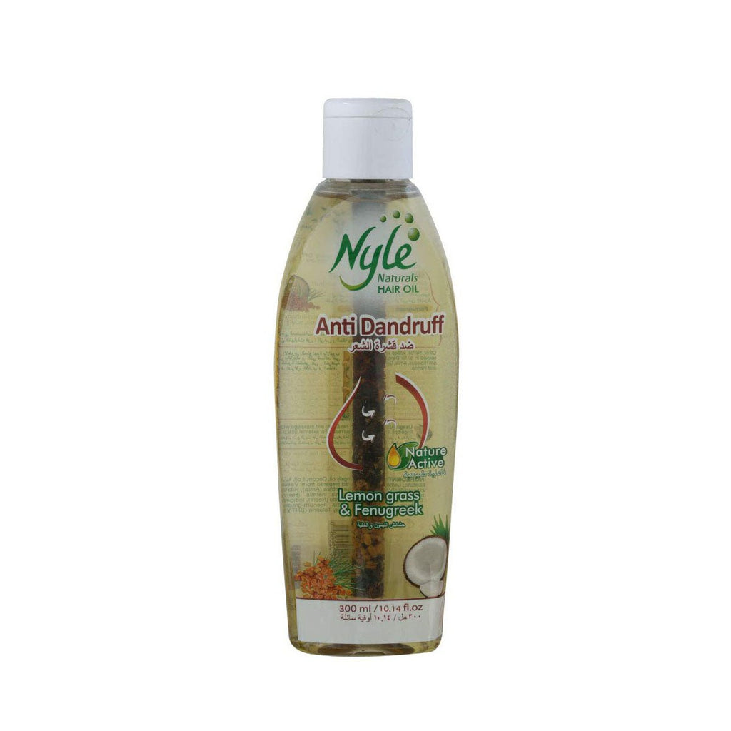 Nyle Anti Dandruff Hair Oil Lemon grass & Fenugreek 200ml (6.76oz) - Singh Cart