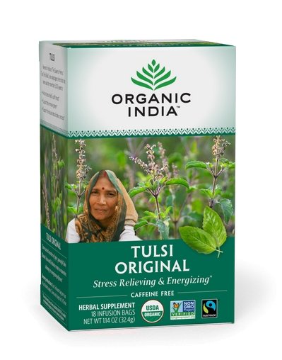 Organic India Tulsi Original 18 Infusion Bags - Singh Cart