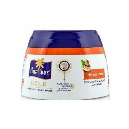 Parachute Gold Natural Shine Hair Cream With Coconut & Almond 140ml (4.63oz) - Singh Cart