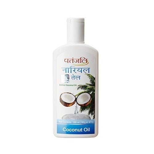 Patanjali Coconut Oil 100% Pure & Natural Oil 200ml (7oz) - Singh Cart