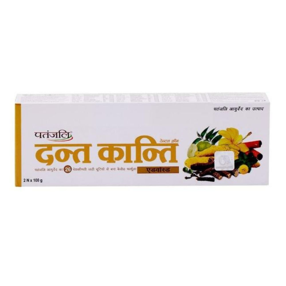 Patanjali Dant Kanti Advanced Toothpaste Dental Cream 200g - Singh Cart