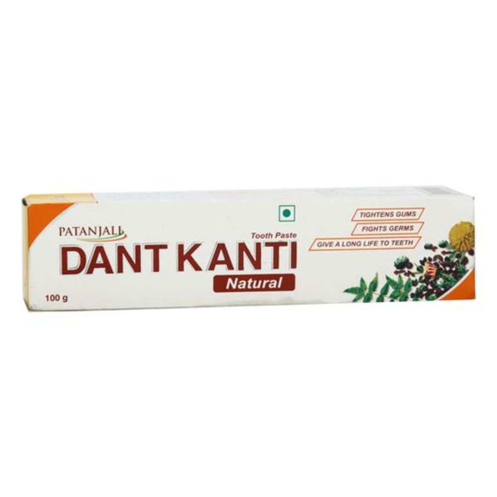 Patanjali Dant Kanti Toothpaste Natural 100g - Singh Cart