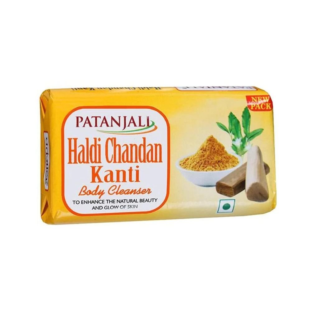 Patanjali Haldi Chandan kanti Body Cleanser Soap 150g - Singh Cart