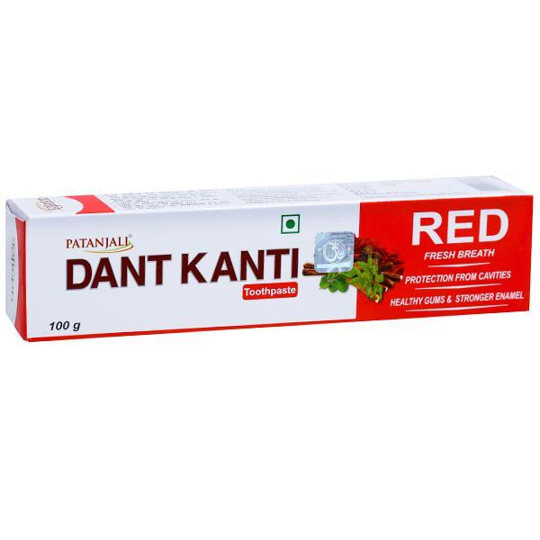 Patanjali Red Toothpaste 200 g (Pack of 3) - Singh Cart