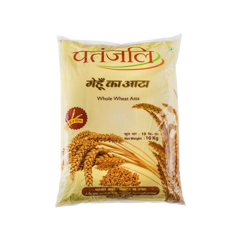 Patanjali Whole Wheat Atta 10 lb - Singh Cart