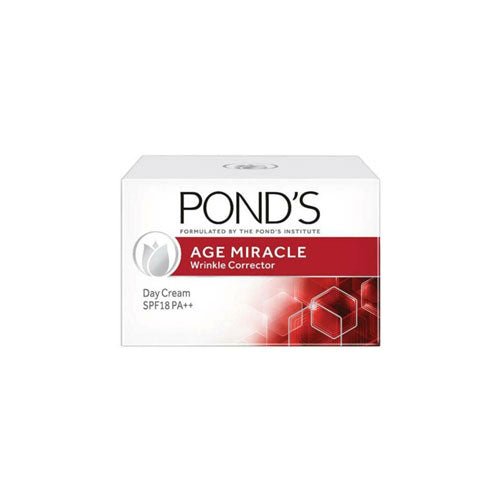 Ponds Age Miracle Wrinkle Corrector Day Cream(SPF 18 PA++) 10 gm(0.35 oz) - Singh Cart