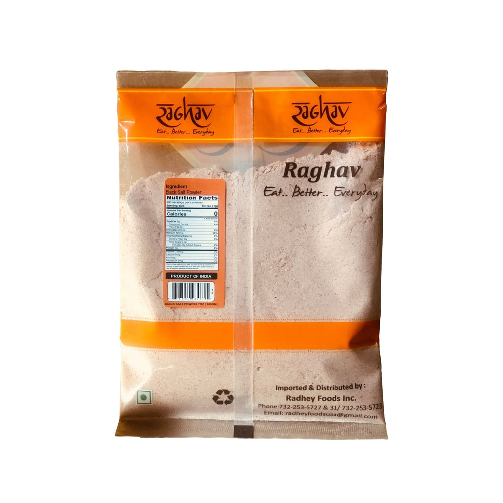 Raghav Black Salt - Kala Namak 200g (7 oz) - Singh Cart