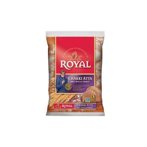Royal Chakki Atta 100% Wheat Floor 20lbs (9.07kg) - Singh Cart