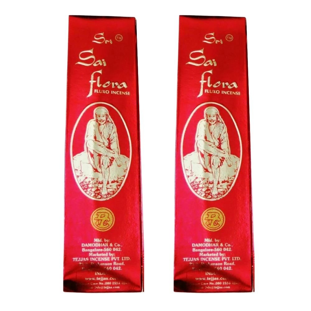 Sai Flora Fluxo Incense Sticks 25g (Pack of 2) - Singh Cart
