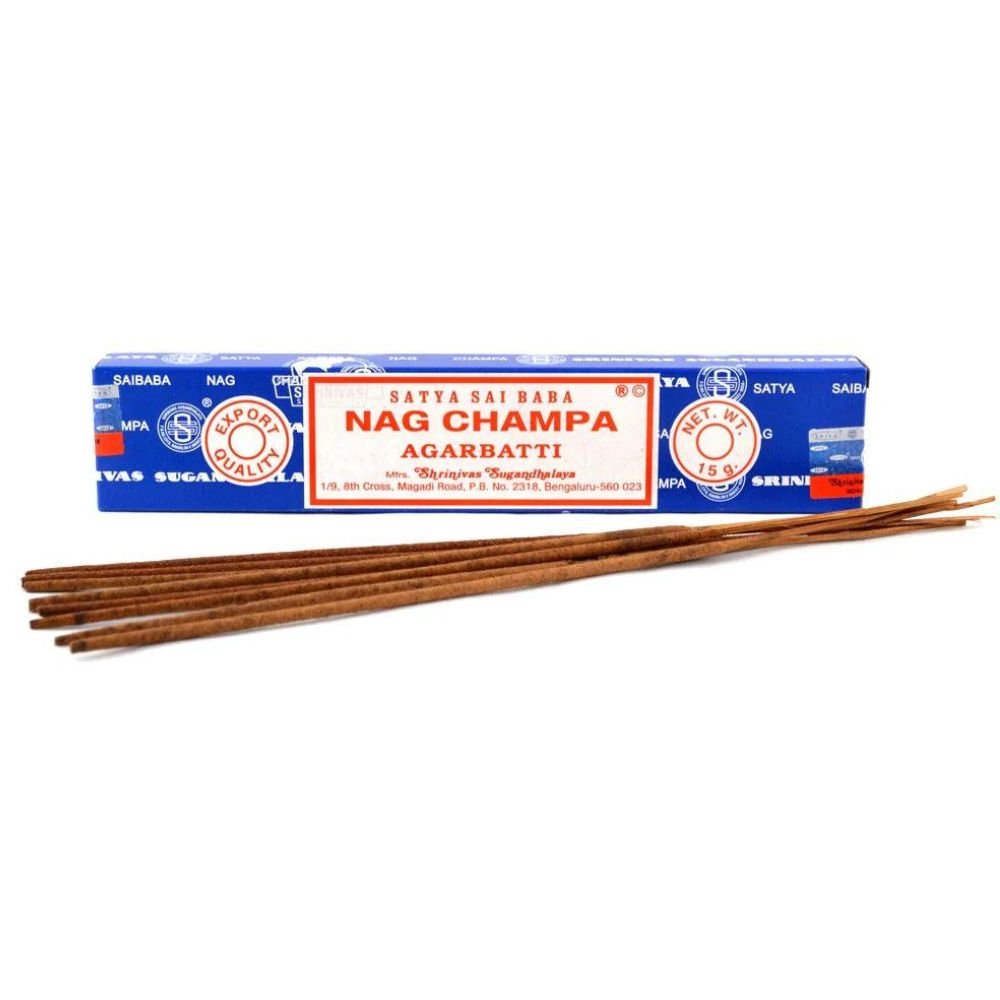 Satya Sai Baba Nag Champa Agarbatti Incense Sticks 15g (Pack of 2)