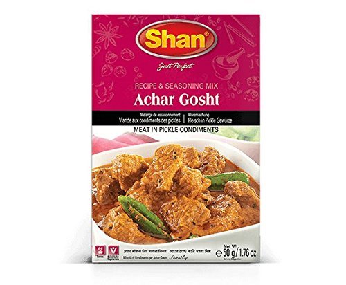 Shan Achar Gosht Curry Recipe & Seasoning Mix 50g - Singh Cart