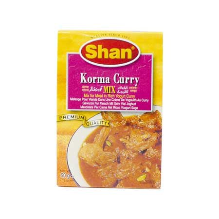 Shan Korma Recipe and Seasoning Mix 50g - Singh Cart