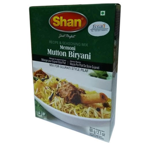 Shan Memoni Mutton Biryani Recipe and Seasoning Mix 60g - Singh Cart