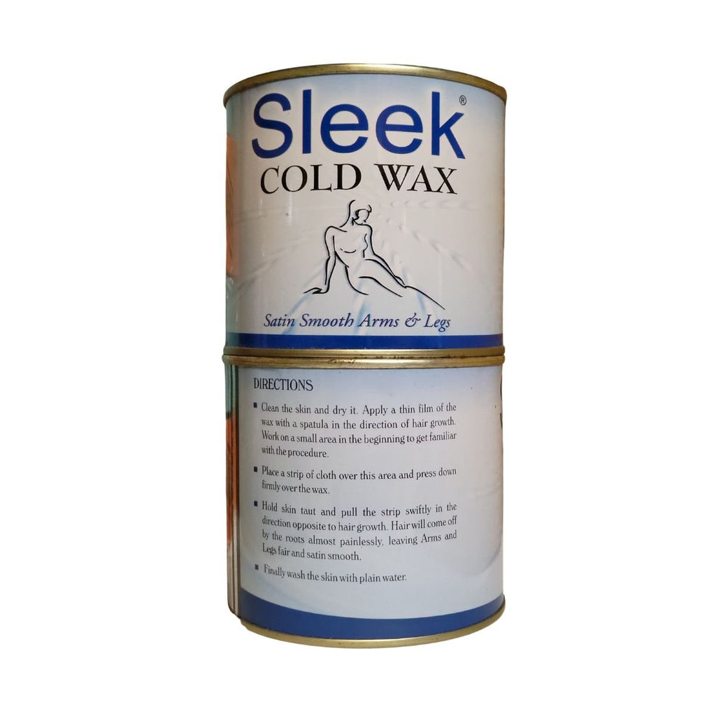 Sleek Cold Wax For Satin Smooth Arms & Legs 600g (21.16oz) - Singh Cart