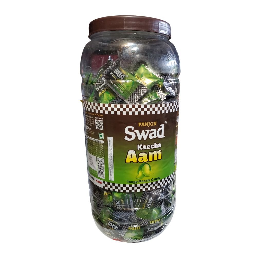 Swad Kaccha Aam Candy Jar 300 Candies - Singh Cart