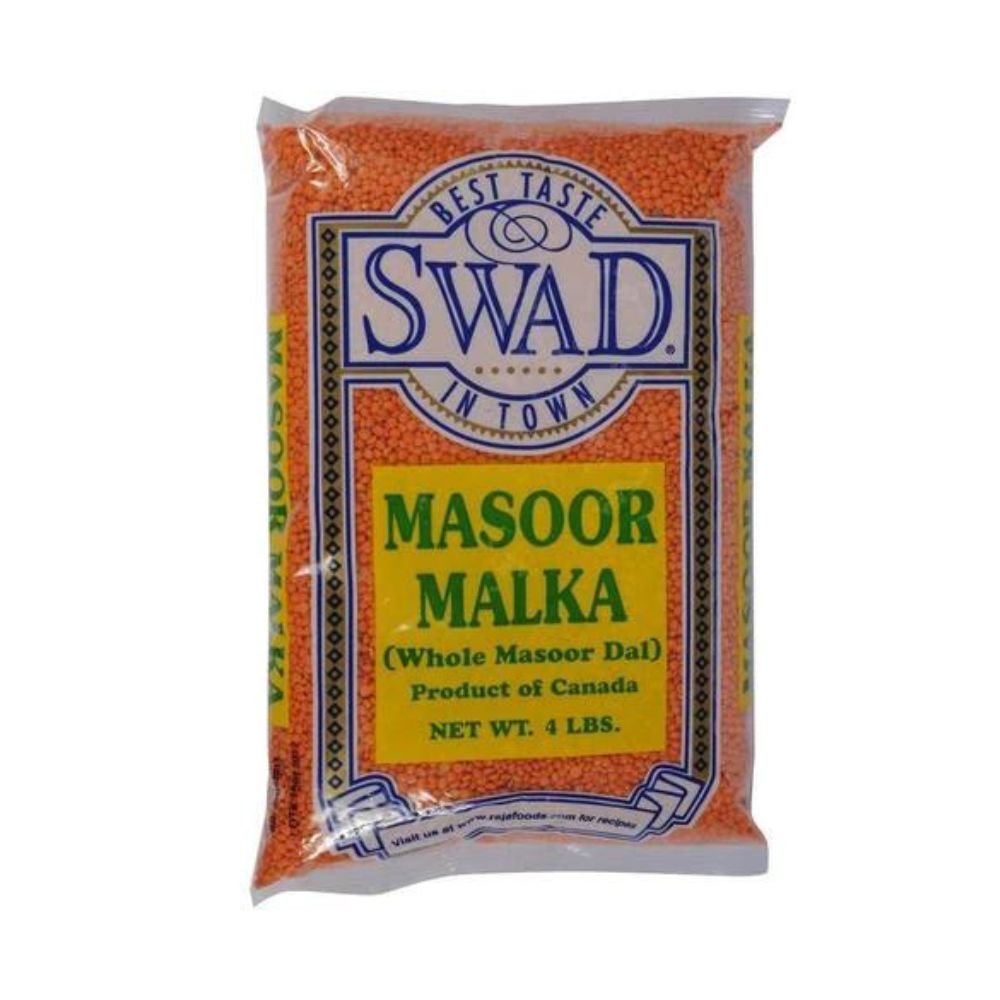 Swad Masoor Malka Whole Masoor Dal 4lbs - Singh Cart