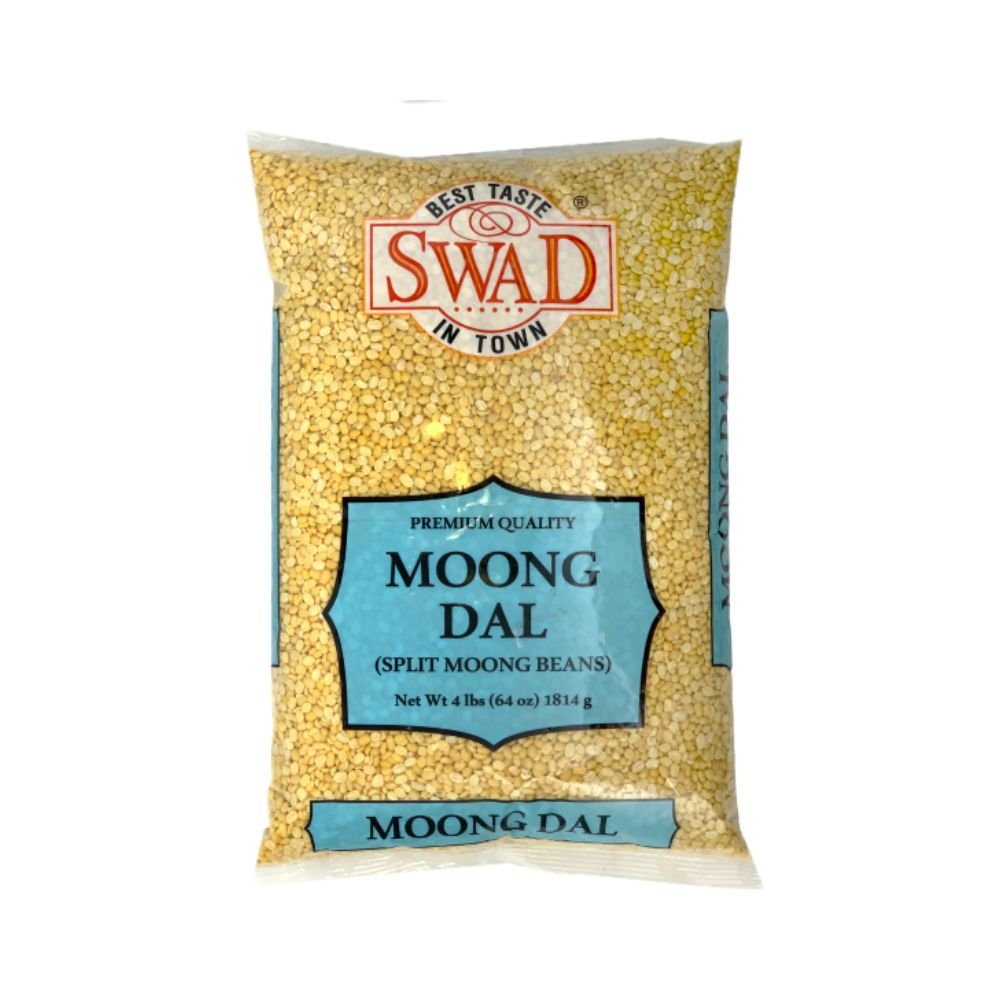 Swad Moong Dal Split Moong Beans 4lbs (1.81kg) - Singh Cart