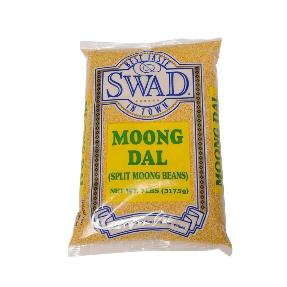 Swad Moong Dal Split Moong Beans 4lbs (1.81kg) - Singh Cart
