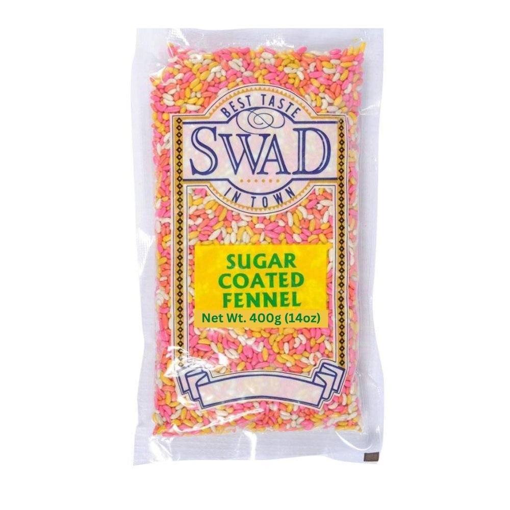 Swad Sugar Coated Fennel Mouth Freshner 100g (3.5oz) - Singh Cart