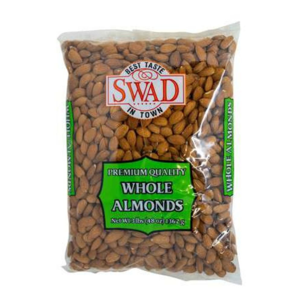 Swad Whole Almonds Premium Quality Rich Source of Vitamins 14oz - Singh Cart