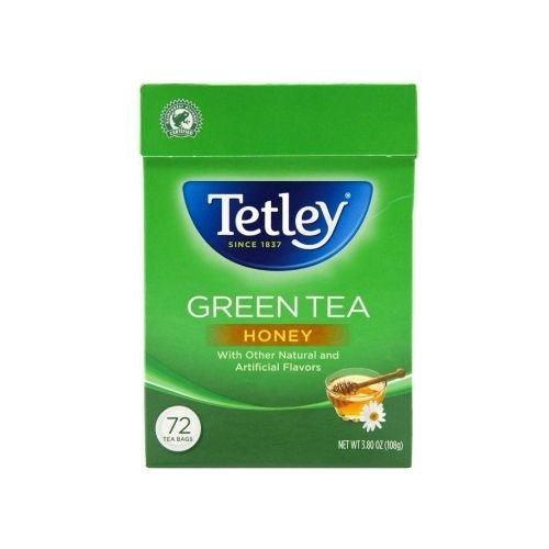 Tetley Green Tea with Honey 72 Tea Bags 3.80oz (108g) - Singh Cart
