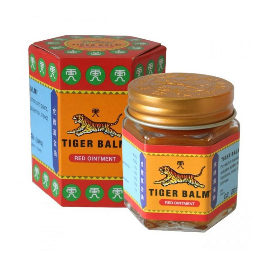 Tiger Balm Red Ointment Muscles Pain Headache Relief 21ml (Pack of 3) - Singh Cart